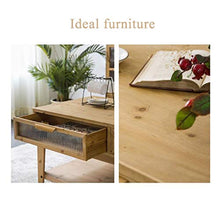 Comodino,Tavolino Laterale Supporto Notturno in Legno Massello Quadrato, Stoccaggio Multifunzione Comodino da Letto Comodino da Letto Comodino Cabinet Americano Stile Paese per La Casa