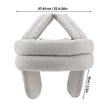 Rockyin Cappello di Protezione Elder Testa cilindrica Casco di Sicurezza del Vecchio prevenzione Ear Protection Fall (Grigio)