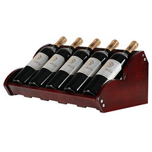 Bao Xing Bei Firm Creativo cremagliera del Vino Europeo espositore in Legno massello Soggiorno refrigeratore Vino Rosso (Size : 77cm/30.3inch)