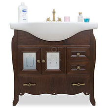 Shop Chic Mobile Bagno 85cm Arte povera Completo di specchiera