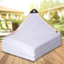 YTQ Telo per Ombrellone Tasso di Ombreggiatura 75% per Teloni da Campeggio Telo per Tende da Giardino per Roulotte con Anello di Tenuta Riduce UV Multiple Size Bianco(Size:4m x 8m)