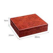 YAeele Cigar Humidor, Viaggio Convenienza sigari Scatole, idratante Legno di Cedro Cigar Humidor, Legno Solido Vernice Scatole, Anti-Pressione .Compleanno/Regali di Festa del papà/Regali da Uomo /