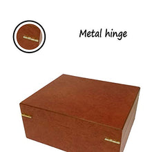 YYYUR Cedar Cigar Box, Europea Retro Grande capacità 50 Cigar Humidor, con igrometro, Decorazione Domestica Viaggio Portatile Cigar Box