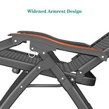 HXCD Sedia a Sdraio a gravità Zero per Giardino, Sedia a Sdraio Pieghevole reclinabili Pieghevoli in Metallo Resistente Portatile Rilassante Letto reclinabile mobili da Giardino per Prato all'ape