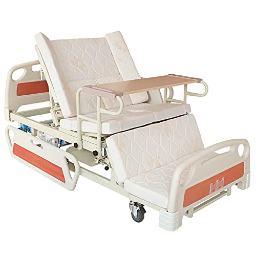 FC-Bed Letto ICU dell'ospedale Elettrico con materassino Infermieristico Premium - per Uso Domestico per Uso Domestico e strutture mediche - Easy Transport Rower