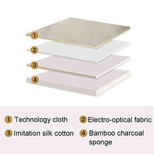 WEHKJIYT Cuscini Testiera Letto Pad, Tessuto Tecnologico Indossabile Spugna di Carbone bambù Non Si Deforma Facilmente Non Stanco da Molto Tempo-160x60x10cm_Un