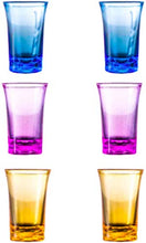 TINGYIN 6 Dispenser per Bicchieri e Supporto portabevande liquidi di riempimento Giochi Bevande Cocktail da Bar con Slogan smontato portabottiglie Portatile Tazza in Acrilico Pezzi