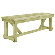 vidaXL Legno di Pino FSC Panca per Esterni Rustica Eco Panchina da Giardino
