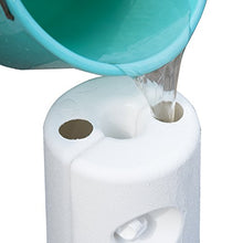 Outsunny Set 4 Pezzi Pesi Riempibili con Acqua o Sabbia per Gazebo Plastica PE 22 x 24 x 25 cm Bianco