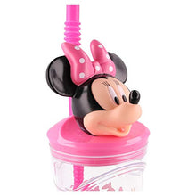 Bicchiere Con Cannuccia E Figura 3d - 360 ml | Minnie So Edgy Bows
