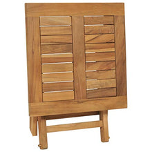 vidaXL Set Salotto da Giardino 3 pz Pieghevole in Massello di Teak