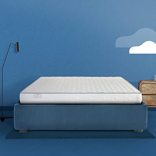 Farmarelax - Materasso singolo 80x160, Altezza 16 cm, Waterfoam, Made in Italy, Ortopedico, Indeformabile, Anallergico, Antibatterico, Antiacaro e Traspirante, Modello: Ecoroyal