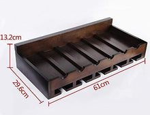 TYT Portabottiglie da Parete con 10 Portabicchieri 6 Bottiglie Espositore per Riporre Gli Scaffali Cucina Retro, Legno, Peso Del Cuscinetto 5 Kg,Bianca