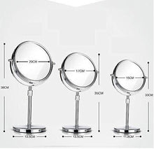 Specchio Bagno Vanity Mirrors 8 Trucco di Trucco Illuminato 1x + 3X ingrandimento, Tocco Ricaricabile