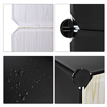 WOLTU Guardaroba Grande DIY Armadio a Cubo, Mobiletto Portaoggetti, Scarpiera Componibile e Modulare, per Stanzino e Ripostiglio, Nero+Bianco SR0102she