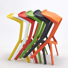 ZHJING Seggiola da Bar Sgabelli da Bar Sedie in Plastica Sgabelli da Bar Sgabelli da Bar da Cucina Proteggi Piano di Sicurezza personalità (Color : Green)