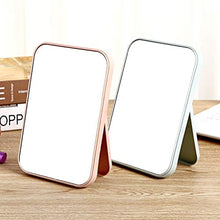 WXL Specchi da Tavolo 3 Colori Specchio per Il Trucco Semplice per Le Donne Specchio cosmetico Desktop Pieghevole Compatto per la Camera da Letto da Camera da Letto Specchio Trucco con LED