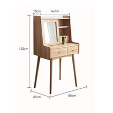 YaGFeng Dressing Table 2 Strato Ripiano Cassettiera 3 Cassetti Multifunzionale Strato in Legno 2 for Immagazzinare necessità Quotidiane per Camera Trucco Gioielleria Bagagli