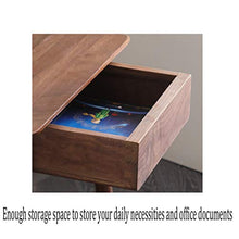 GXT WGZ- Comodino Camera Locker, Camera da Letto Comodino, Soggiorno Locker, Living Room Divano Fianco del Mobile (Color : Walnut Color)