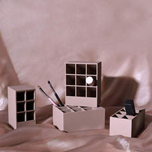 Cabilock Custodia Portaoggetti per Lucidalabbra a 6 Slot Contenitore per Espositore per Rossetto in Silicone Organizer per Rack Cosmetico da Tavolo