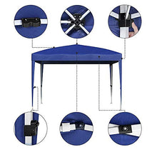 Tenda Gazebo 3 x 3 m, Anti-UV, Tenda Pop-up Impermeabile con tettoia con Borsa per Il Trasporto, Portatile per Eventi Commerciali di Feste all'aperto in Giardino