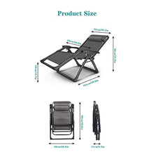 HXCD Sedia a Sdraio a gravità Zero per Giardino, Sedia a Sdraio Pieghevole reclinabili Pieghevoli in Metallo Resistente Portatile Rilassante Letto reclinabile mobili da Giardino per Prato all'ape
