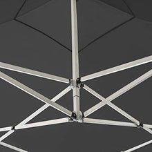 Tidyard Gazebo Pieghevole con Pareti Alluminio 2x2 m Antracite