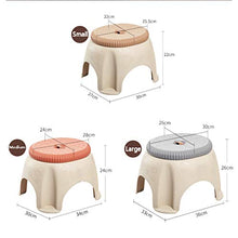 H-M-Shelf Bagno Antiscivolo Sgabello Sgabello Domestico Sgabello Addensato di plastica Sgabello Soggiorno Scarpa per Adulti Sgabello Cambio Sgabello Step Sgabello 30x27x22cm, 34x30x24cm, 36x33x26cm
