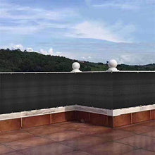 WUZMING Recinzione Copertura per Balcone All'aperto Parabrezza Recinzione Giardino Yard Wall Protezione della Privacy HDPE Resistente agli Agenti Atmosferici, con Fascette