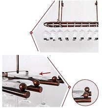 VSander Portabottiglie Da Soffitto Regolabile In Altezza Portabottiglie Da Parete In Ferro Metallo Porta Bicchiere Di Vino Calice Cremagliera Calice Cremagliera Stile Retrò Creativo Bar Decorazione Es
