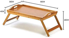 Tavolo da picnic all'aperto Laptop vassoio del letto del letto del letto Pieghevole Bambù Bed Bed Bed Vassoio Prima colazione sul letto Scrivania Laptop Tavolo da pranzo semplice per divano letto Tavo