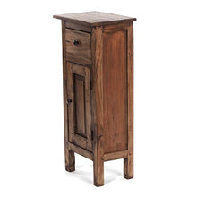 Design Delights - Mobile in Legno di Mogano Riciclato, Stile Shabby Chic, 80 x 36 x 25 cm