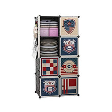 WCY Fai da Te Armadio Portatile Armadio Armadio Modulare Organizzatore Organizzatore Spazio ARMOIRE ARMOIRE PREFAMANO A Peso con ACCENDENTE Guardaroba combinata Asta (Dimensioni: 75x47x147cm) yqaae