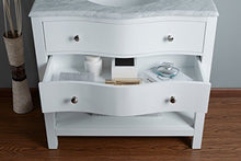 Rubeza - Vanità da bagno Tarsus 900 mm, in marmo italiano bianco
