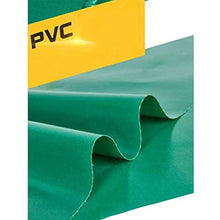 MHBGX Teloni, Tela Cerata Impermeabile Verde - Ombreggiatura in Tessuto Esterno per Camion Protezione Solare Tela Spessa Isolamento Oxford 450 G / M2 (Spessore 0,42 Mm),Verde,4X8M
