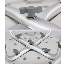 CLJ-LJ - Sgabelli da bagno per doccia, sedia da bagno, sgabello da bagno, sedia da bagno per anziani, in lega di alluminio, antiscivolo, carico massimo: 150 kg (blu scuro)
