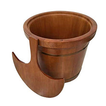 NUBAOgy Vasca Da Pedicure In Rovere, Pediluvio Per Uso Domestico, Secchio Per Piedi Al Vapore, Vaschetta Per Pedicure, Secchio Di Schiuma, Vasca Per Pediluvio, Regalo Per Assistenza Sanitaria Di Mezza