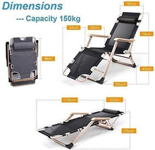 PARTAS Outdoor Zero Gravity Chair reclinabile Outdoor Chair,Balcony sdraiato sdraio, pieghevole sedia da giardino, cuscino copre reclinabile, spiaggia prendere il sole