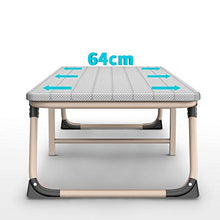 ZEFENG Sedia per Il Tempo Libero Domestico - Letto Pieghevole Semplice Letto in Legno massello + Lega Legga Bed Infermieristica Ufficio Siesta Letto Pieghevole Portatile Pieghevole Letto da Letto