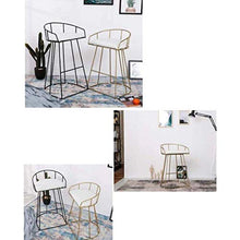 HLL Sgabelli, nero con schienale Sgabelli moderni in ferro per bancone colazione Sedie da cucina e casa Sgabelli, poggiapiedi Sedile quadrato Sedia da pranzo Gambe industriali vintage in metallo,Alte