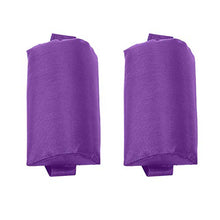 2PCS Universal Outdoor Folding Lounge Sedia Sedia Acchiera Collo Collo Cuscino testa per Picnics Beach Giardino Viola