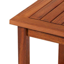 mewmewcat Tavolinetto in Legno Massello di Acacia,Tavolino da Giardino Esterno Rettangoalre in Legno 45x45x45 cm