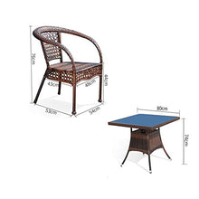 HLZY Tavolo in Vimini in Rattan mobili in Patio e Set s Mobili da Giardino in Rattan Set Patio mobili da Giardino mobili da Giardino liquidazione Rattan Giardino mobili da Giardino tavolino da caffè