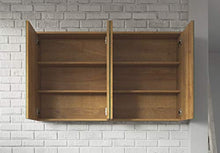 Badplaats B.V. Armadietto a Specchio Cuba 120 x 72 cm Rovere - Specchio armadietto Bagno