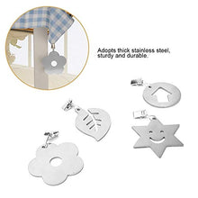 Tovaglia Clip 4Pcs Diverse fantasie innovative Tovaglia in acciaio inox addensato Pesi Decorazione con clip da tavolo in metallo Morsetti per cucina Tovaglie da picnic per feste in giardino(UN)