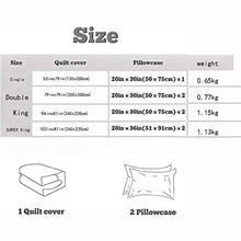 DEWUFAFA Set di Biancheria da Letto Matrimoniale in Cotone, Set Piumino, Letto Matrimoniale Medio, 1 Coperchio di Trapunta, 2 federe, qualità dell'hotel, Luce e Resistente