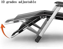 Sedie da campeggio da giardino pieghevole sedia pieghevole da giardino reclinabile Zero Gravity sedia ispessita giardino reclinabile regolabile all'aperto spiaggia campeggio sedia supporto 199,6 kg