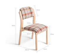 ZHJING Seggiola da Bar Scrivania e Sedia Borsa Schienale Europee morbide Dining Chair Tessuto Cafe Chair Lavabile Modo di Svago Appartamento Semplice Computer Chair (Color : B)