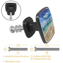 Onde 4 PCS Pomelli per Porta, Pomolo per Mobile, Pomelli per Mobili con Viti, Maniglia per Armadietto, Pomelli per Porta, Pomelli per Cassetti per Porta, Armadio, Cassetto e Credenza