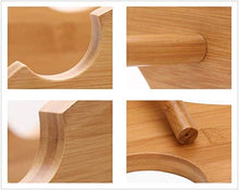 ZGQA-GQA Un Ponte di Legno di bambù di Stile DIY Wine Rack personalità Display Vino Rosso Vino Shelf Holder Ornament